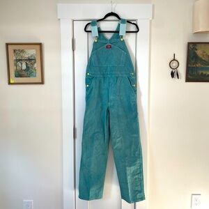 Dickies Overalls Unisex Hand Dyed Green 30x30 EUC